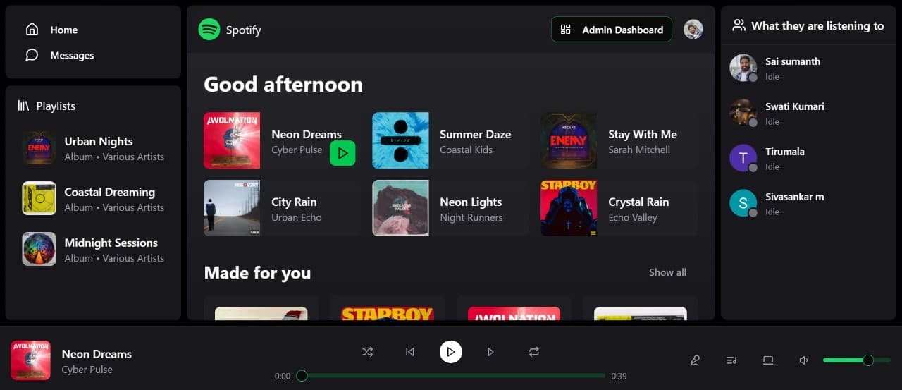 Spotify Clone